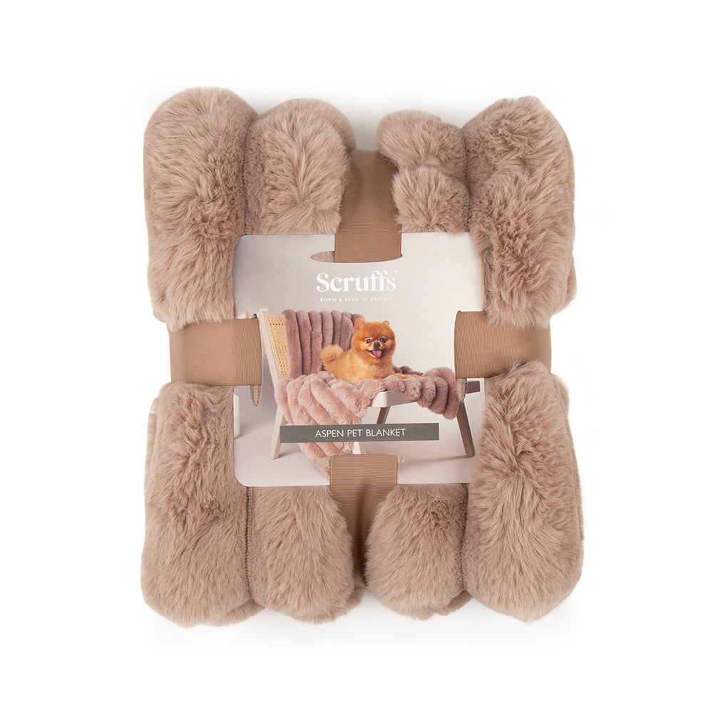 Scruffs Aspen Blanket - Taupe — 43" x 30"
