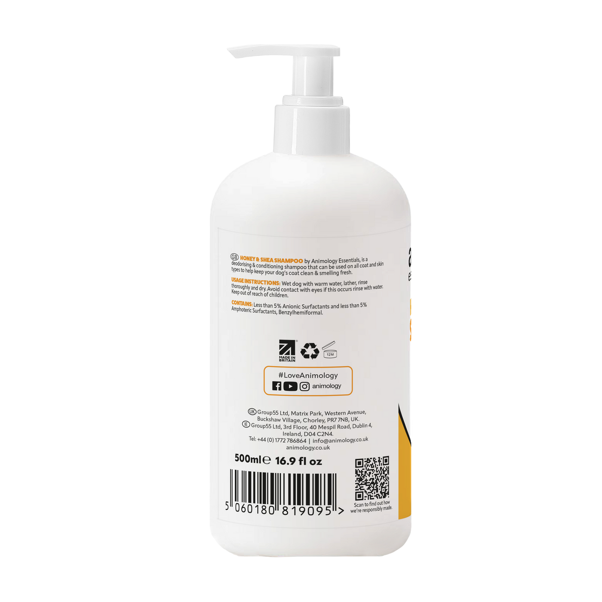 Animology Essentials Honey & Shea Shampoo image 3