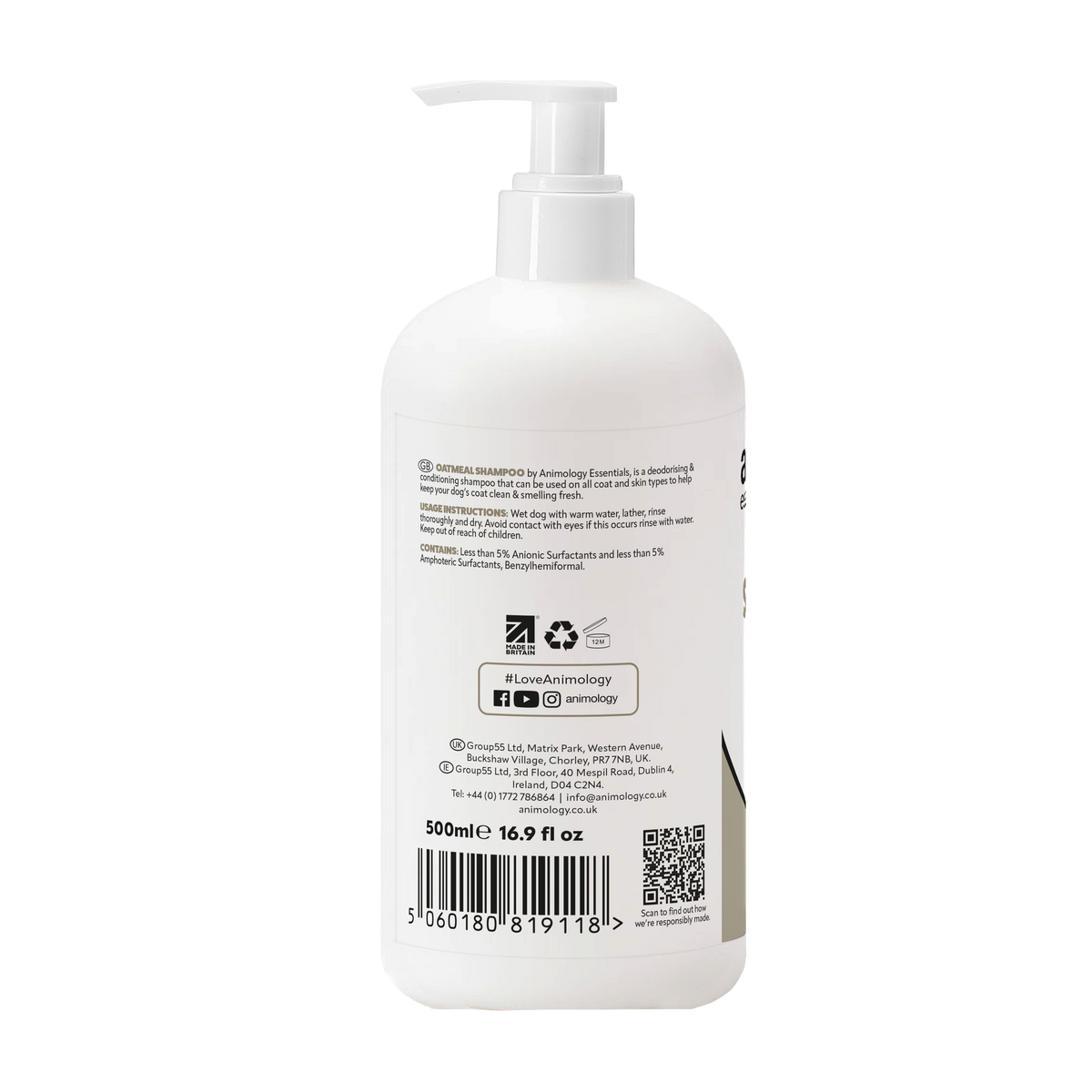 Animology Essentials Oatmeal Shampoo image 3