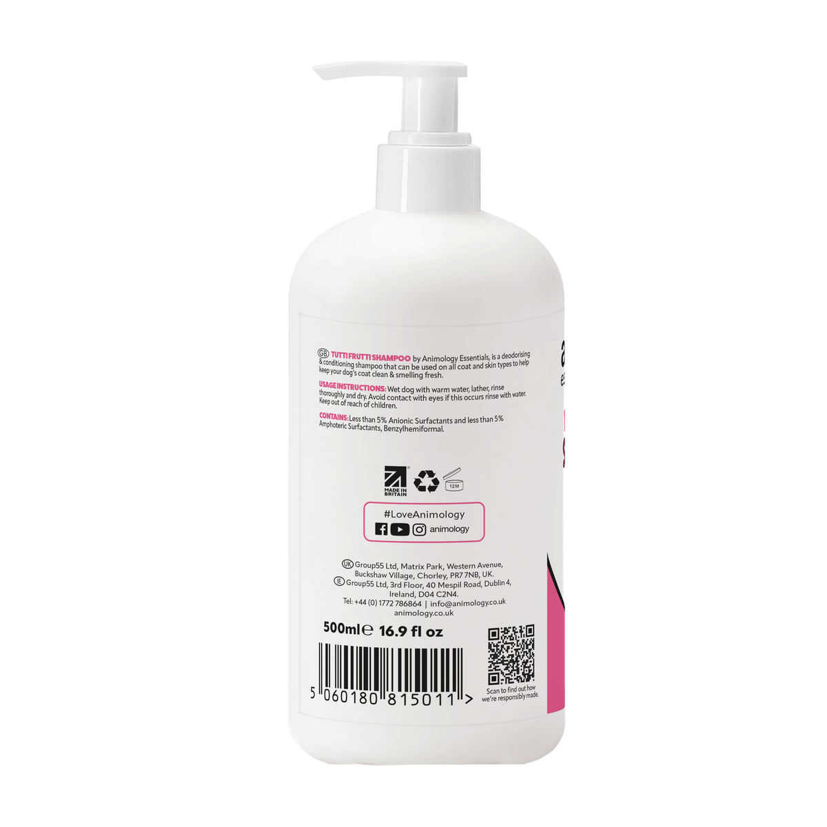Animology Essentials Tutti Frutti Shampoo image 3