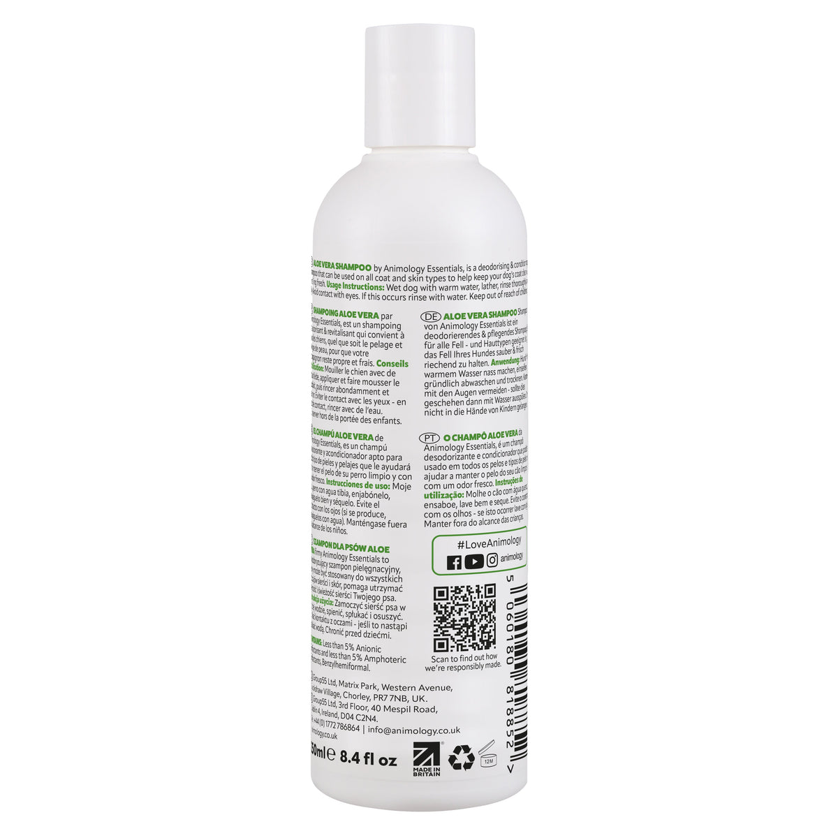 Animology Essentials Aloe Vera Shampoo image 3
