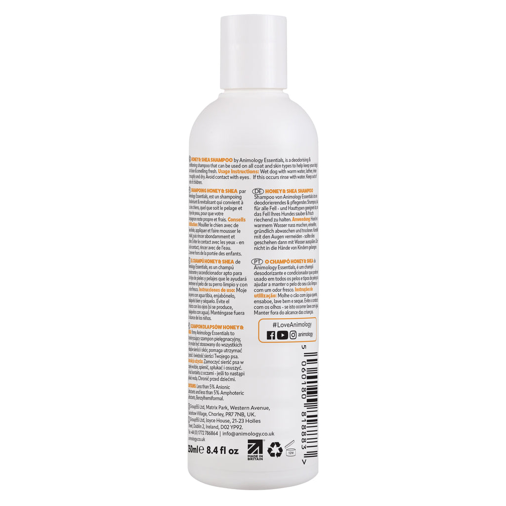 Animology Essentials Honey & Shea Shampoo image 3