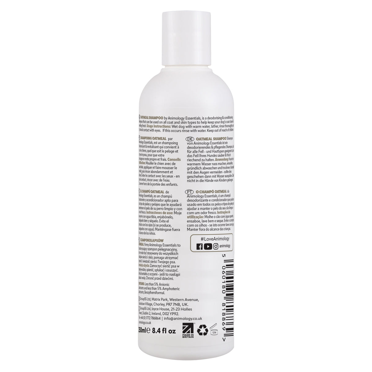 Animology Essentials Oatmeal Shampoo image 2