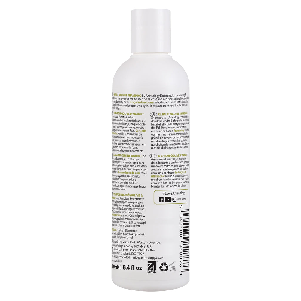 Animology Essentials Olive & Walnut Shampoo image 3