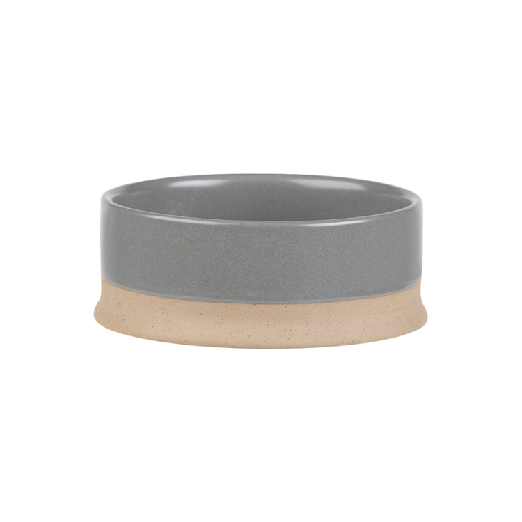 Scruffs Scandi Non Tip Pet Bowl - Grey — 8" x 8" x 3"