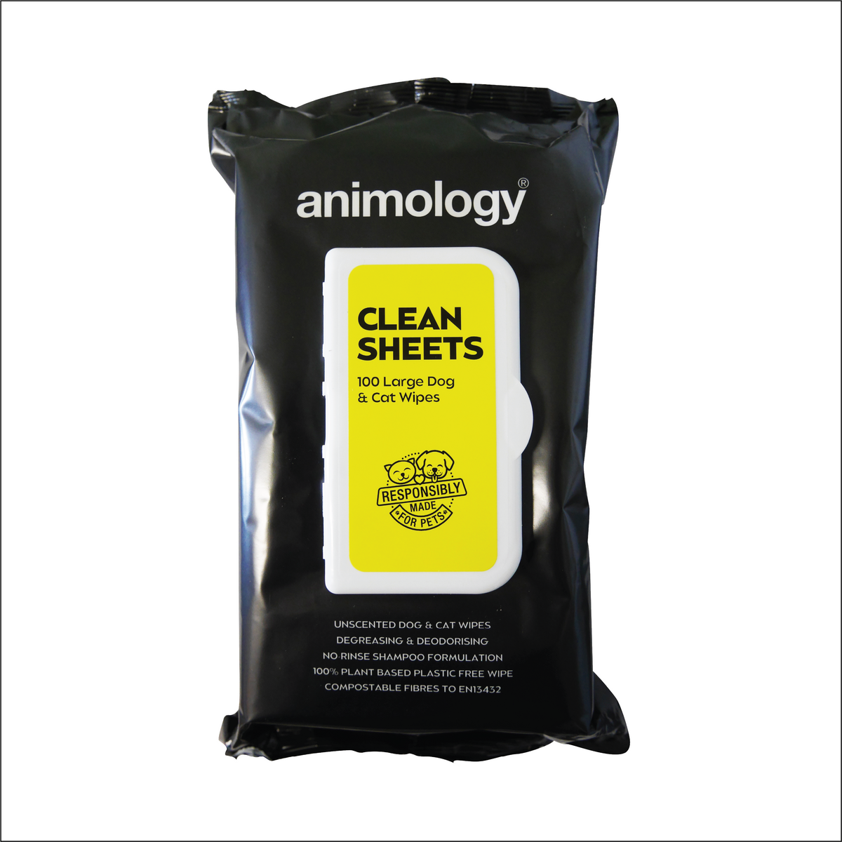 Animology Clean Sheets - 100 pack