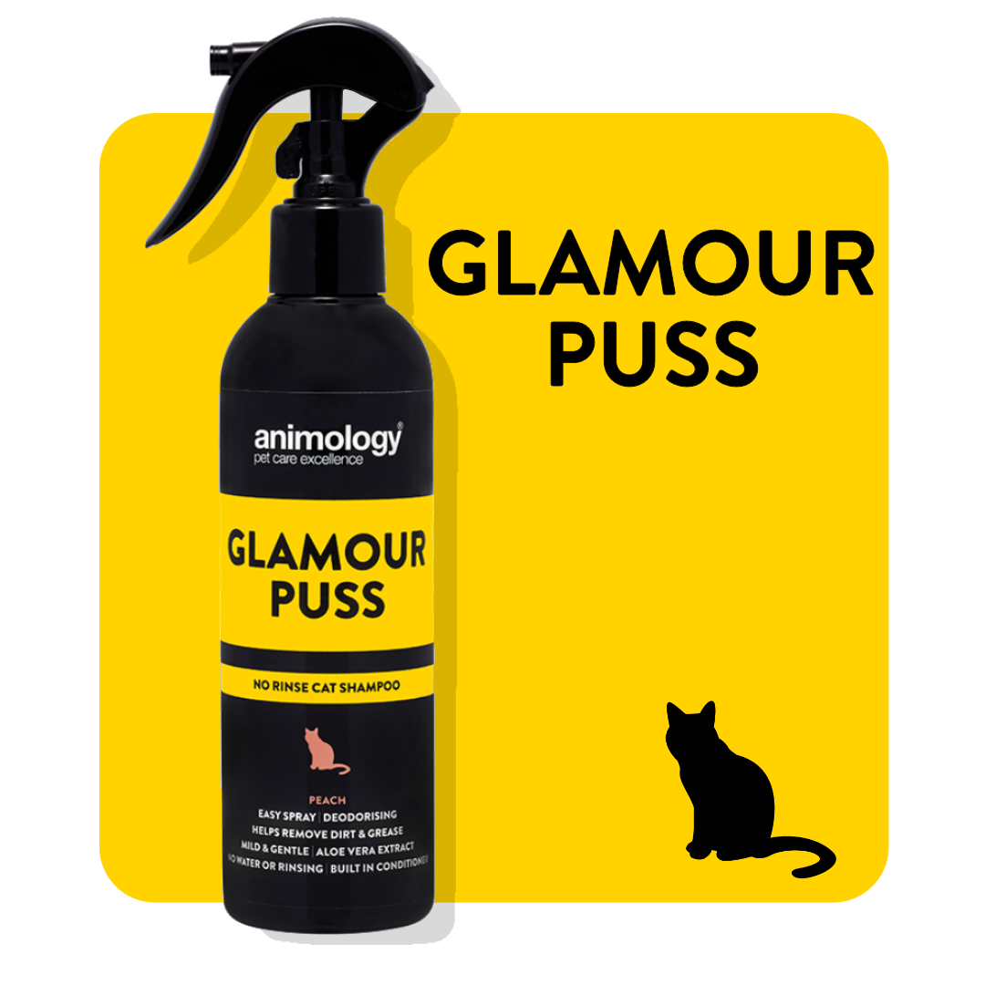 Animology Glamour Puss No Rinse Cat Shampoo - PEACH image 2