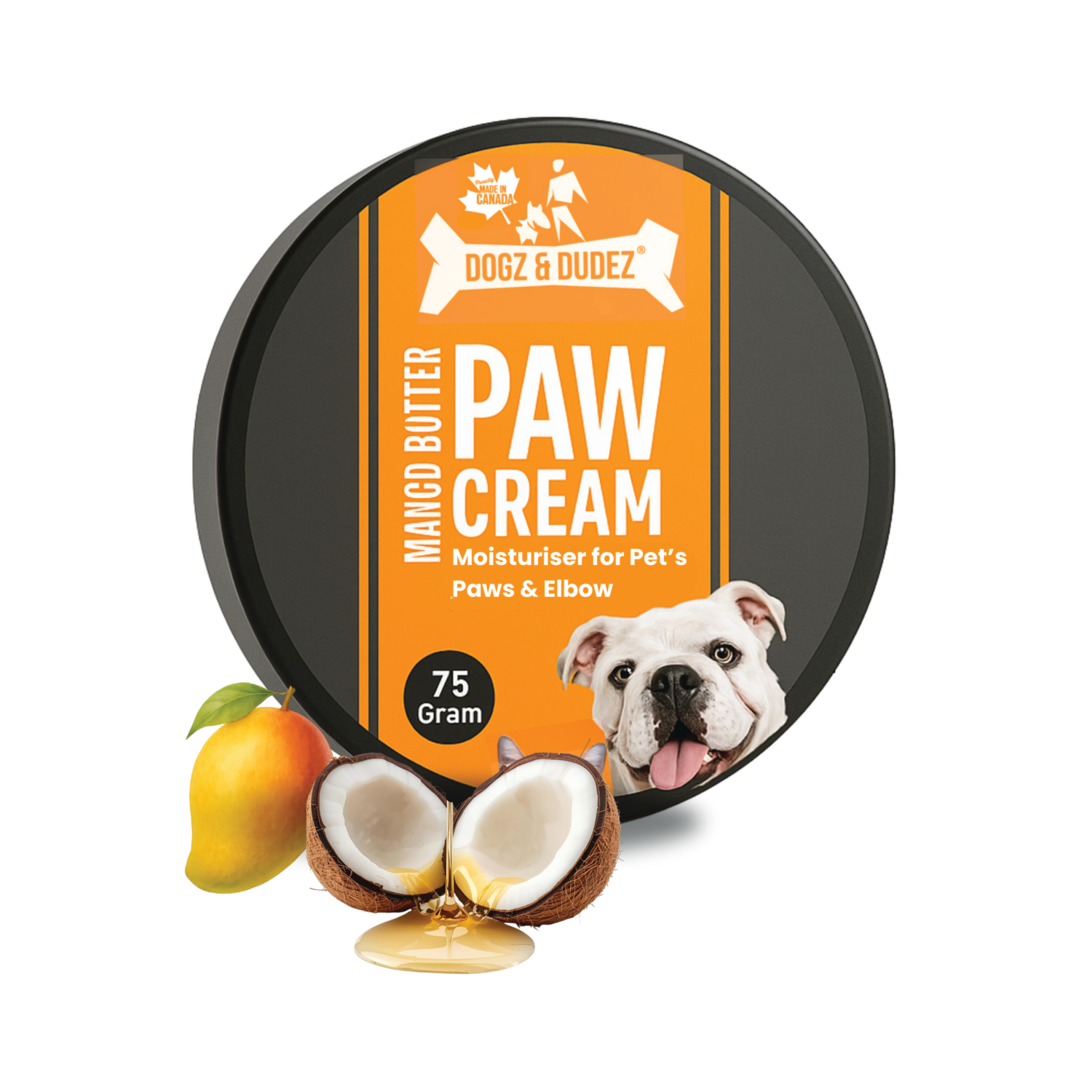 Dogz & Dudez Mango Butter Paw Cream - 75g