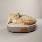 Scruffs Seattle Burrow Cat Bed - Stone Grey — 20"