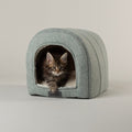 Scruffs Seattle Cave Bed - Topaz Green — 18" x 16" x 27"