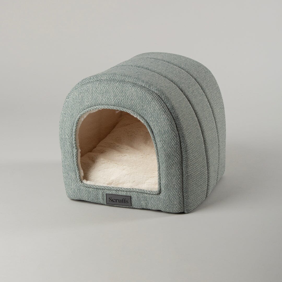 Scruffs Seattle Cave Bed - Topaz Green — 18" x 16" x 27"