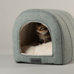 Scruffs Seattle Cave Bed - Topaz Green — 18" x 16" x 27"