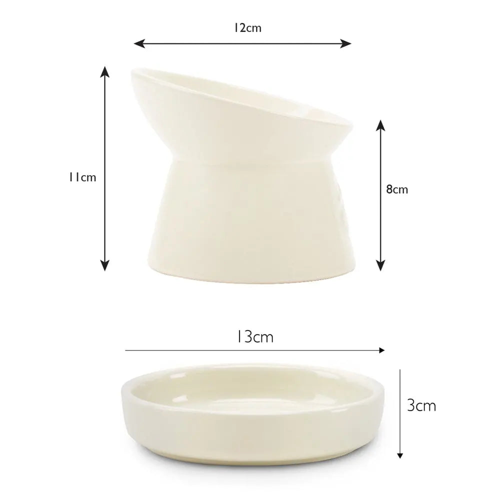 Icon Pet Saucer - Cream