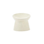 Icon Raised Cat Feeder Bowl - Cream