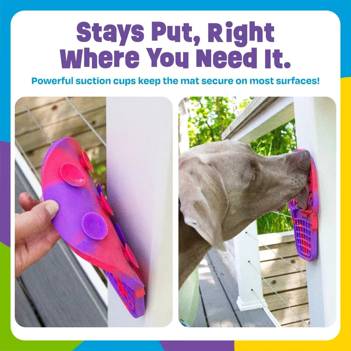 Tie Die Ice Cream Lick Mat