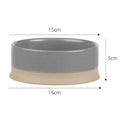 Scandi Non-Tip Pet Bowl - Grey
