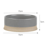 Scandi Non-Tip Pet Bowl - Grey